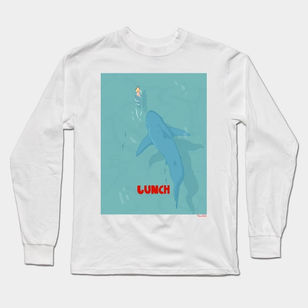 Lunch Long Sleeve T-Shirt by blacknallillustration